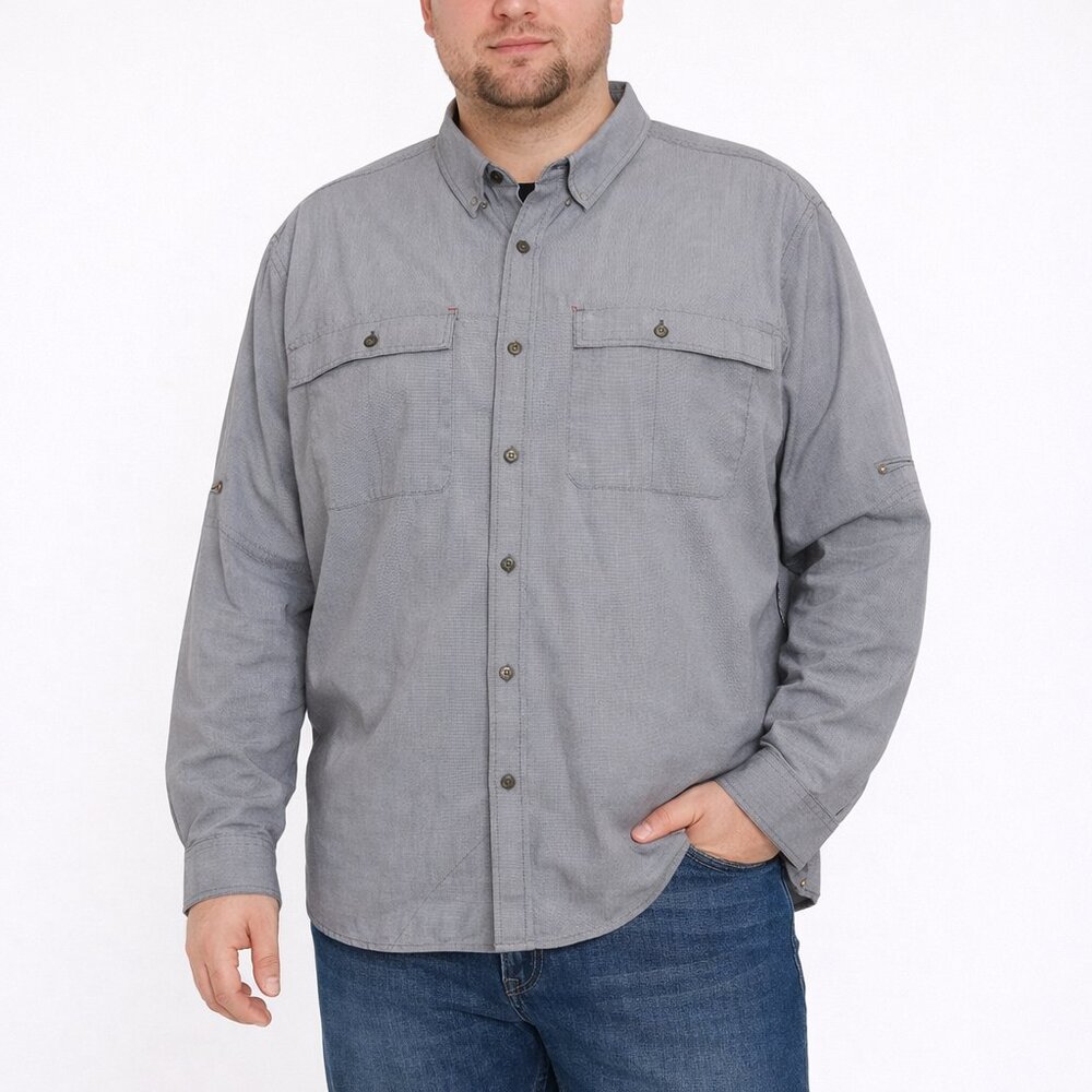 Orvis Vented Shirt Mens Button Down open back Long Sleeve Size XXL